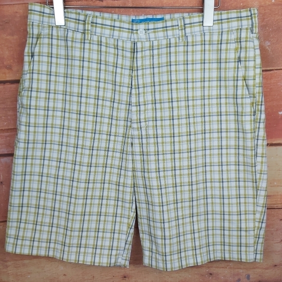 🍄3/50$🍄 PGA TOUR golf casual plaid shorts size 36 - Picture 5 of 6